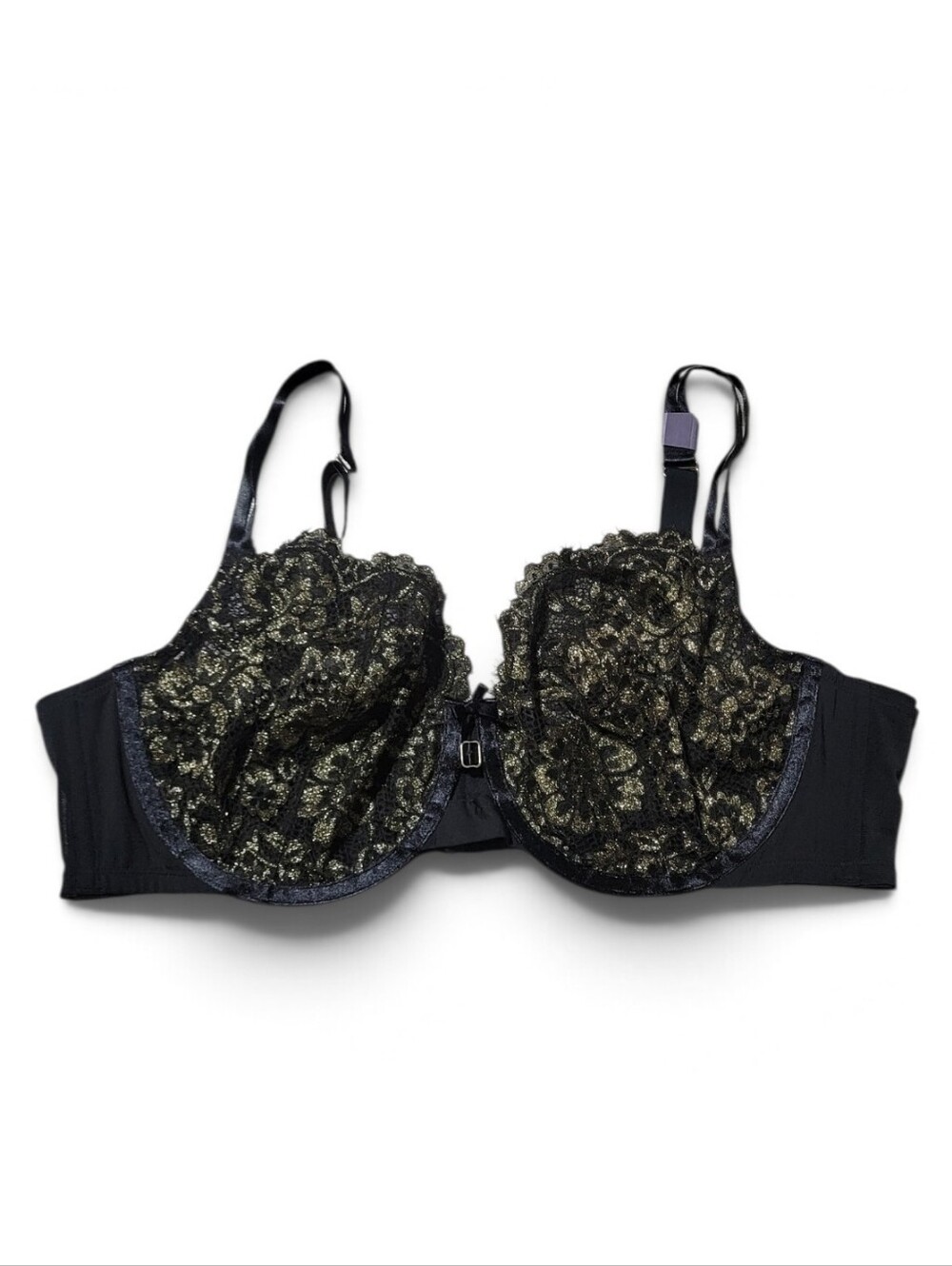 NEW Cacique Gold Lace Bralette